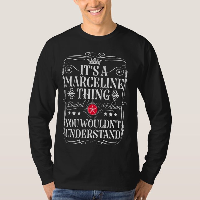 T-shirt Marceline Nom C'est une Marceline que vous ne voud (Devant)