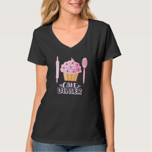 T-shirt Marchand drôle de gâteau   de cadeau de Baker