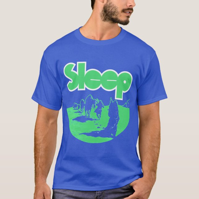 T-shirt Marchandise Sleep Band rétro (Devant)