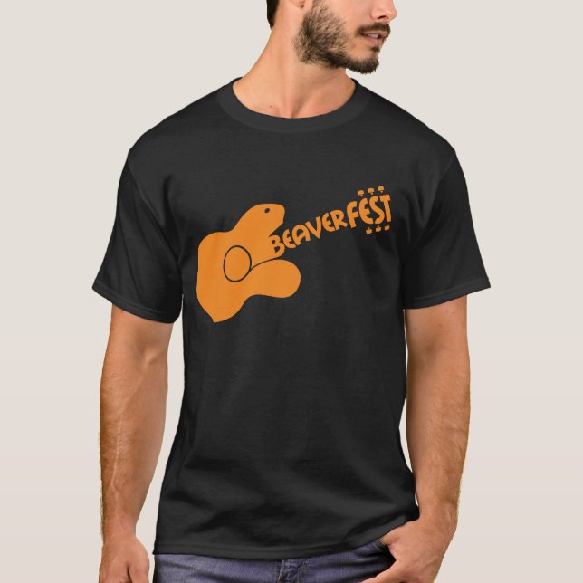 T-shirt Marchandises de Beaverfest (Devant)
