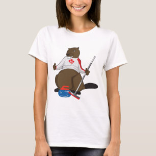 T-shirt Marchandises de bordage de castor du Canada 150 en