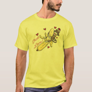 T-shirt Marchandises de Valentine de singe de chaussette