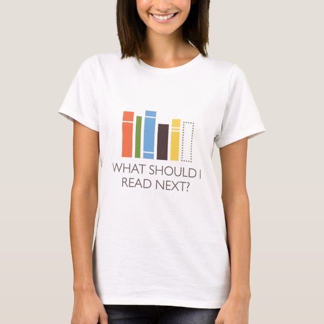 T-shirt marchandises de WhatShouldIReadNext.com (Devant)