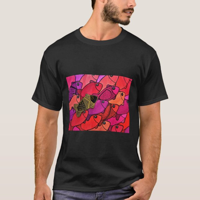 T-shirt Marché aux poissons (Devant)