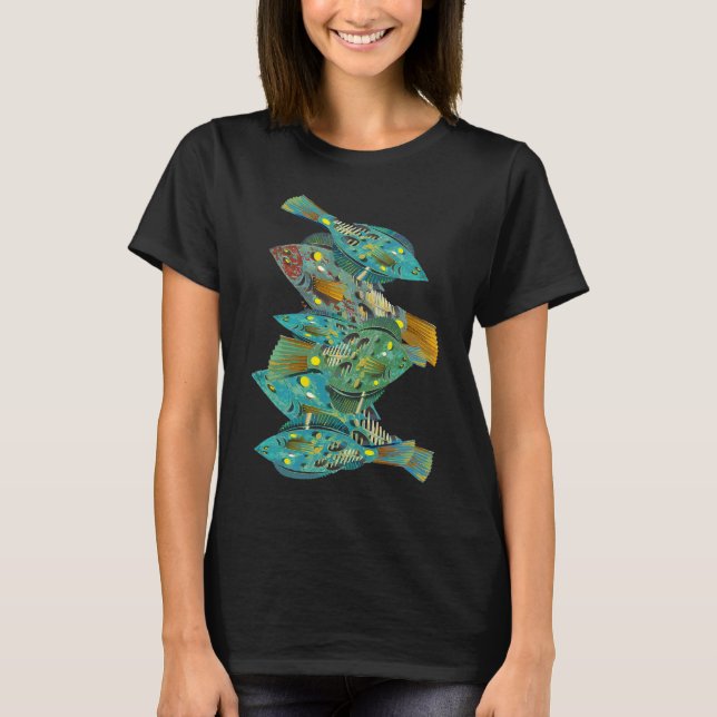 T-shirt marché aux poissons (Devant)