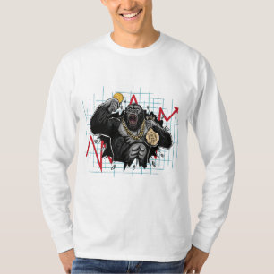T-shirt Marché de la Cryptomonnaie Bitcoin