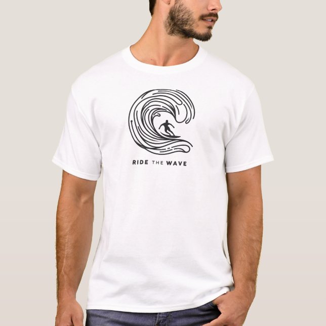 T-shirt Marche de la vague (Devant)