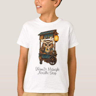 T-shirt Marché de nuit à la lanterne du chariot de ramen d