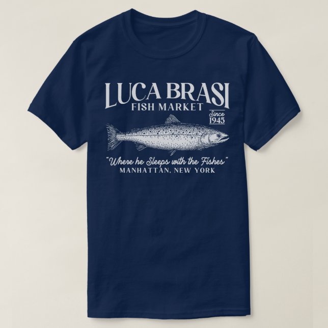 T-shirt marché de poissons luca brasi Mug 1 (Design devant)
