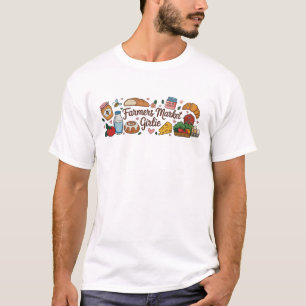 T-shirt Marché de producteurs Fille Fille Tendance Esthéti