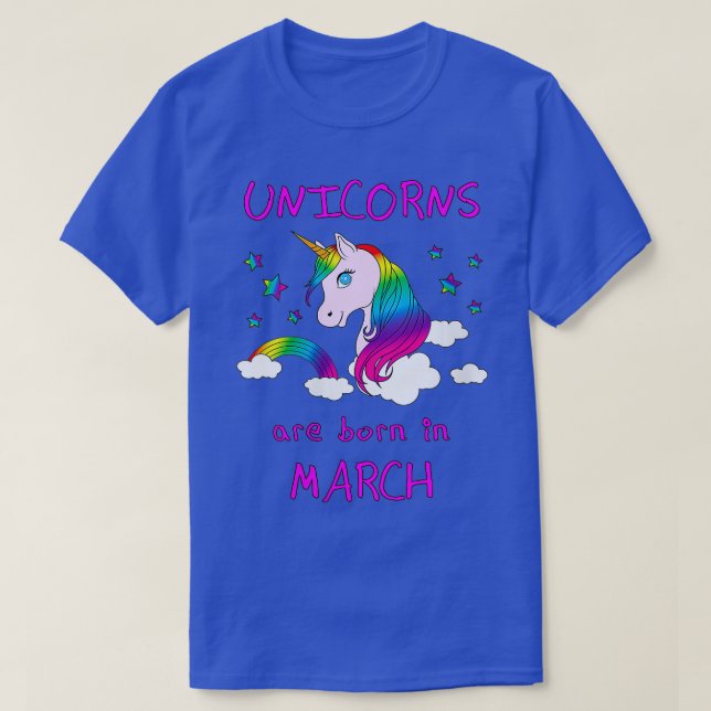 T-shirt Marche Des Femmes Anniversaire Les Unicornes Sont  (Design devant)