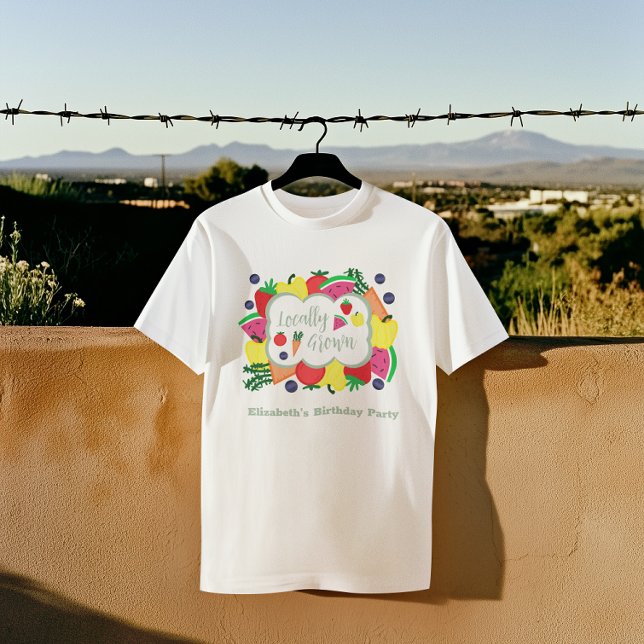 T-shirt Marché des fermiers cultivés localement Anniversai (Créateur téléchargé)