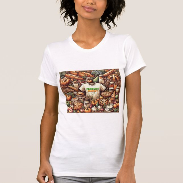 T-shirt Marché des fermiers d'été/d'automne (Devant)