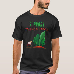 T-shirt Marché des fermiers L'agriculture soutient votre l