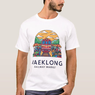 T-SHIRT MARCHÉ DU CHEMIN DE FER DE MAEKLONG