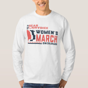 T-shirt Marche et rassemblement des femmes autonomisées su