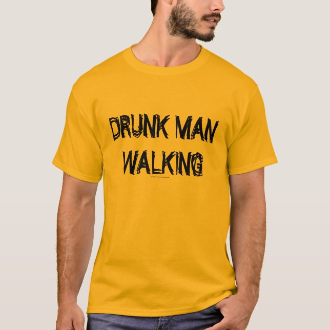 T-SHIRT MARCHE IVRE D'HOMME (Devant)
