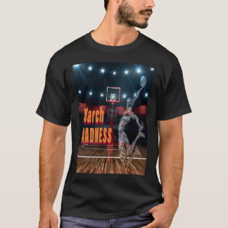 T-shirt Marche Madness jeu de basket-ball