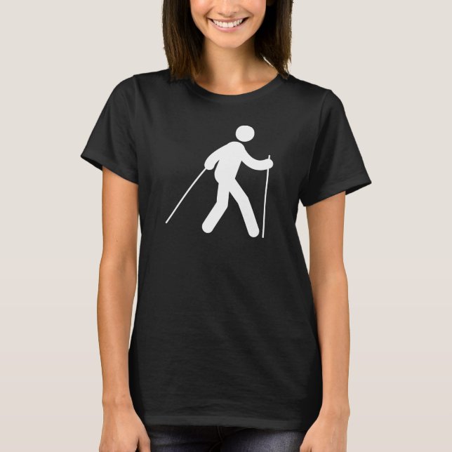T-shirt Marche nordique (Devant)