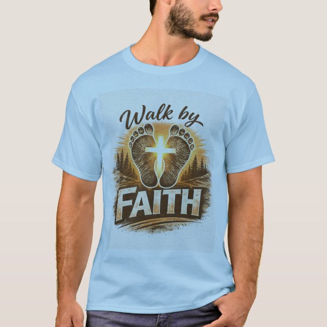 T-shirt Marche par la Foi (Devant)