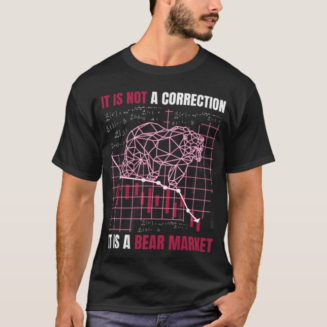 T-shirt Marché stock Ce n'est pas une correction c'est un  (Devant)