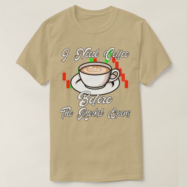 T-shirt Marché stock Forex Trader Trader Stock Exchange (Design devant)