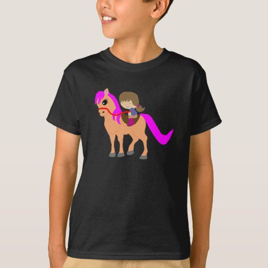 T-shirt Marche sur mon poney