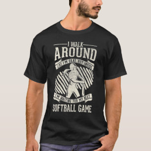 T-shirt Marcher Autour D'Ok En Attendant Le Prochain Jeu S