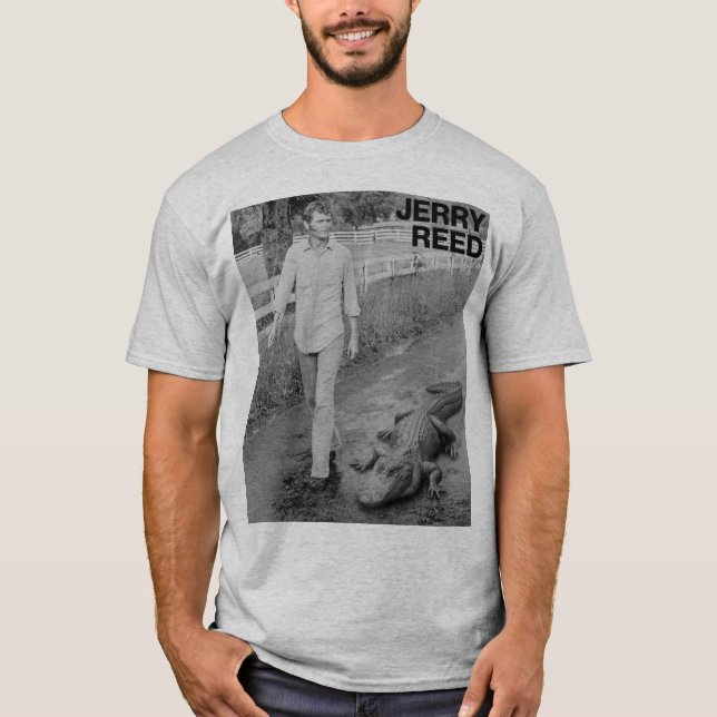 T-shirt Marcher dans l'Alligator Grey (Devant)