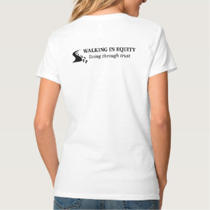T-shirt Marcher dans l'équité, vivre dans la confiance