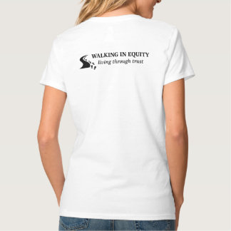T-shirt Marcher dans l'équité, vivre dans la confiance