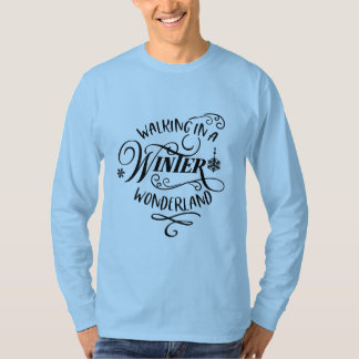 T-SHIRT MARCHER EN HIVER WONDERLAND