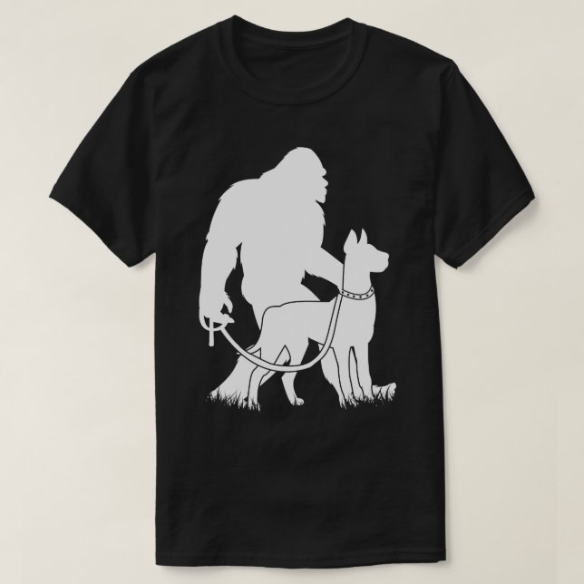 T-shirt Marcher grand chien Danois (Design devant)