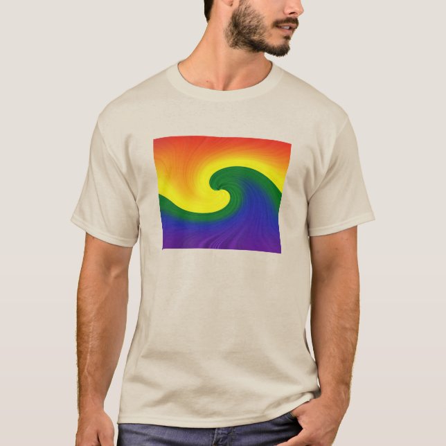 T-shirt Marcher la vague (Devant)