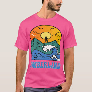 T-shirt Marcher Les Randonnées De Cumberland Les Côtes Des