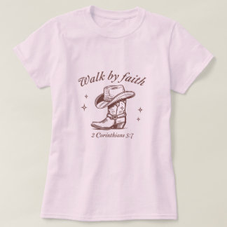 T-shirt marcher par la foi