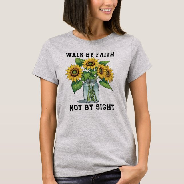 T-shirt Marcher par la foi (Devant)