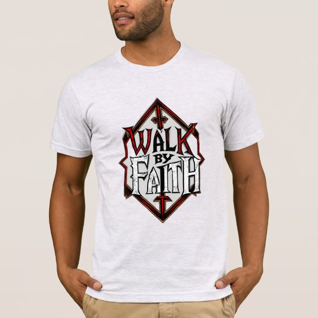 T-shirt Marcher par la foi (Devant)