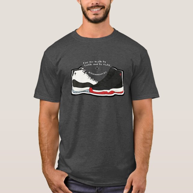 T-shirt Marcher par la foi - Chrétien (Devant)