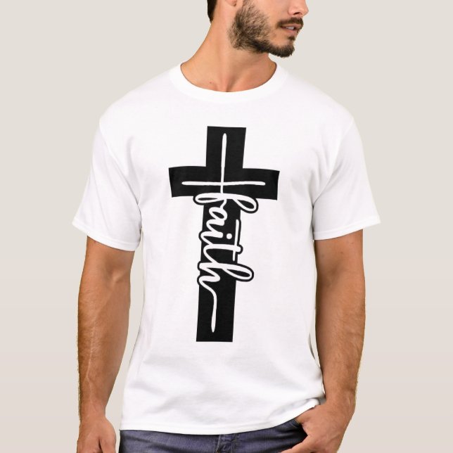 T-shirt Marcher par la foi Tee (Devant)
