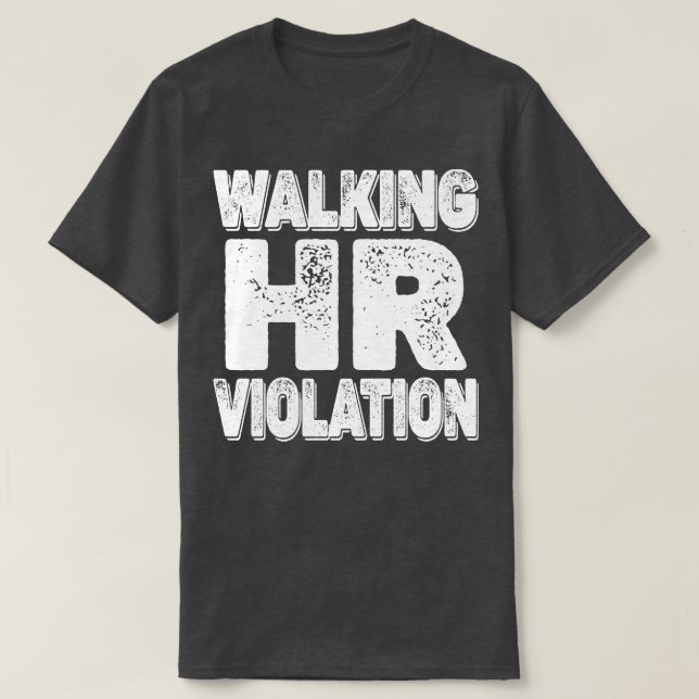 T-shirt Marcher sa violation offensive (Design devant)