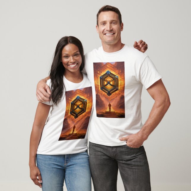 T-shirt Marcher sur le chemin (Unisexe)