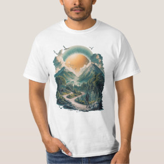 T-shirt marcher sur le sentier