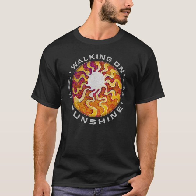 T-shirt Marcher sur Sunshine (Devant)