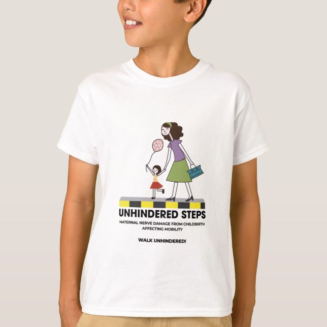 T-shirt Marches sans obstacle Chemise pour enfants (Devant)
