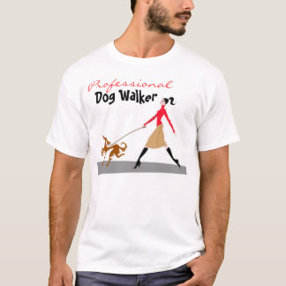 T-shirt Marcheur de chien