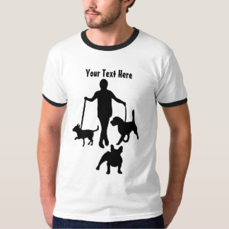 T-shirt Marcheur de chien