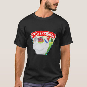 T-shirt Marcheur de poulets professionnel Fermier d'œufs m