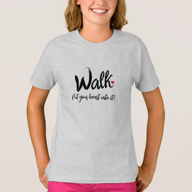 T-shirt Marchez pour votre santé (Devant)