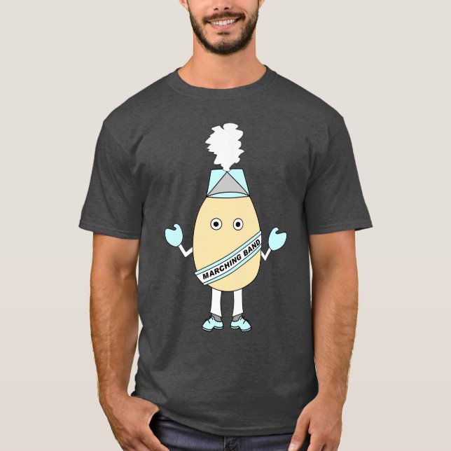 T-shirt Marching Band Egghead (Devant)
